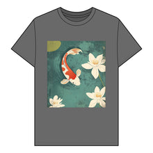 Load image into Gallery viewer, Koi Zen Organic T-Shirt Slate Gray
