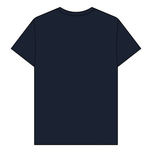 Koi Zen Organic T-Shirt Navy Blue