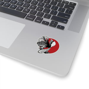 Half moon Betta Vinyl Sticker, Stickers Macbook Pro