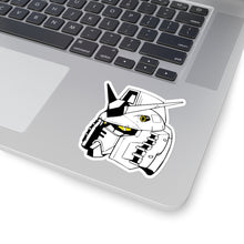 Load image into Gallery viewer, Black and white RX-78-2 Gundam Vinyl Sticker, Best Friend Gift, Cute Stickers, Food Decal, Macbook Decal, Stickers Macbook Pro
