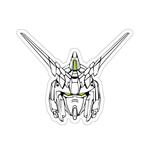 white decal gundam stickers for bicycle
