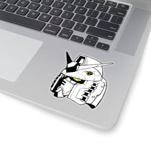 Load image into Gallery viewer, Black and white RX-78-2 Gundam Vinyl Sticker, Best Friend Gift, Cute Stickers, Food Decal, Macbook Decal, Stickers Macbook Pro
