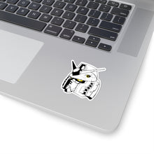 Load image into Gallery viewer, Black and white RX-78-2 Gundam Vinyl Sticker, Best Friend Gift, Cute Stickers, Food Decal, Macbook Decal, Stickers Macbook Pro
