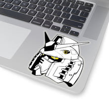 Load image into Gallery viewer, Black and white RX-78-2 Gundam Vinyl Sticker, Best Friend Gift, Cute Stickers, Food Decal, Macbook Decal, Stickers Macbook Pro
