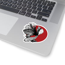 Load image into Gallery viewer, Half moon Betta Vinyl Sticker, Stickers Macbook Pro
