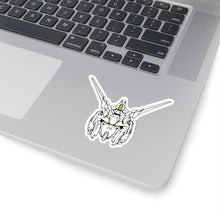 Load image into Gallery viewer, white decal gundam sticker for laptop 
