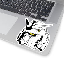 Load image into Gallery viewer, Black and white RX-78-2 Gundam Vinyl Sticker, Best Friend Gift, Cute Stickers, Food Decal, Macbook Decal, Stickers Macbook Pro
