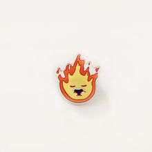 Load image into Gallery viewer, Calcifer button pin ghibli
