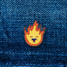 Load image into Gallery viewer, Calcifer pin ghibli pin
