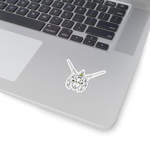 Load image into Gallery viewer, white gundam unicorn sticker rx-0 unicorn vinyl sticker for notebook or bujo bullet journaling

