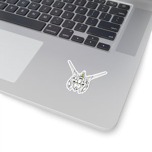 white gundam unicorn sticker rx-0 unicorn vinyl sticker for notebook or bujo bullet journaling