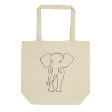 Load image into Gallery viewer, elephant eco tote bag grocery bag
