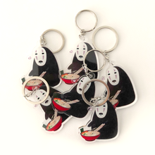 Load image into Gallery viewer, no face fan art keychain
