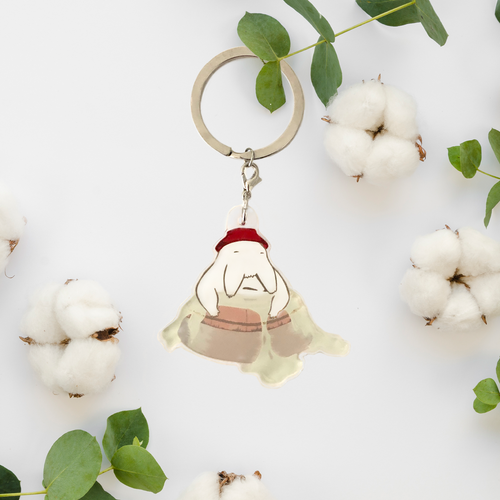 radish spirit keychain Japanese accessories gift